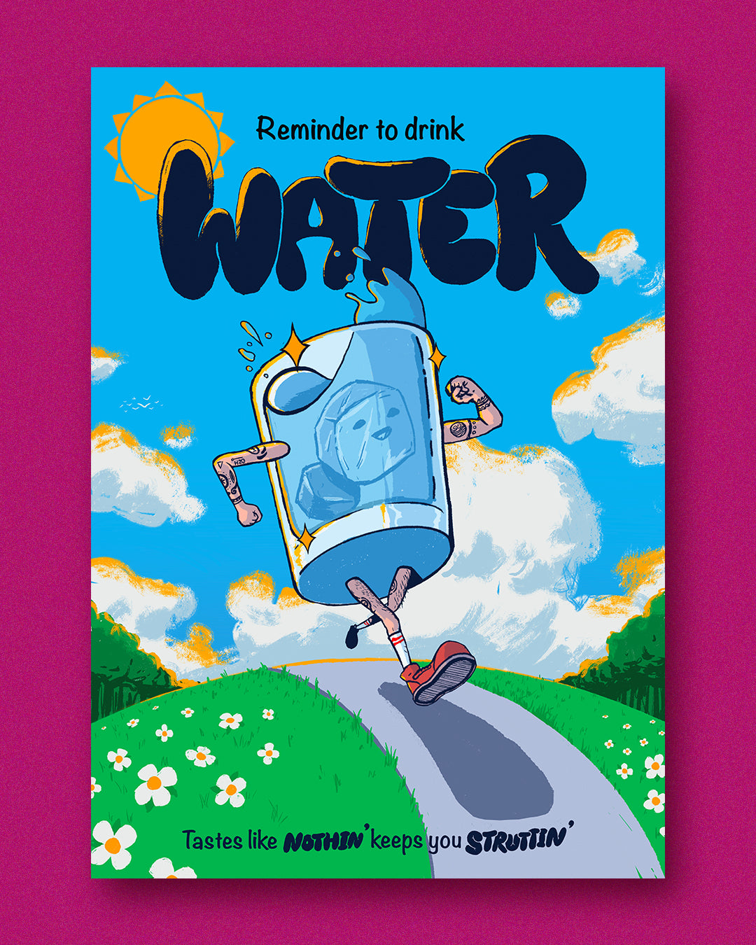 WATER REMINDER PRINT