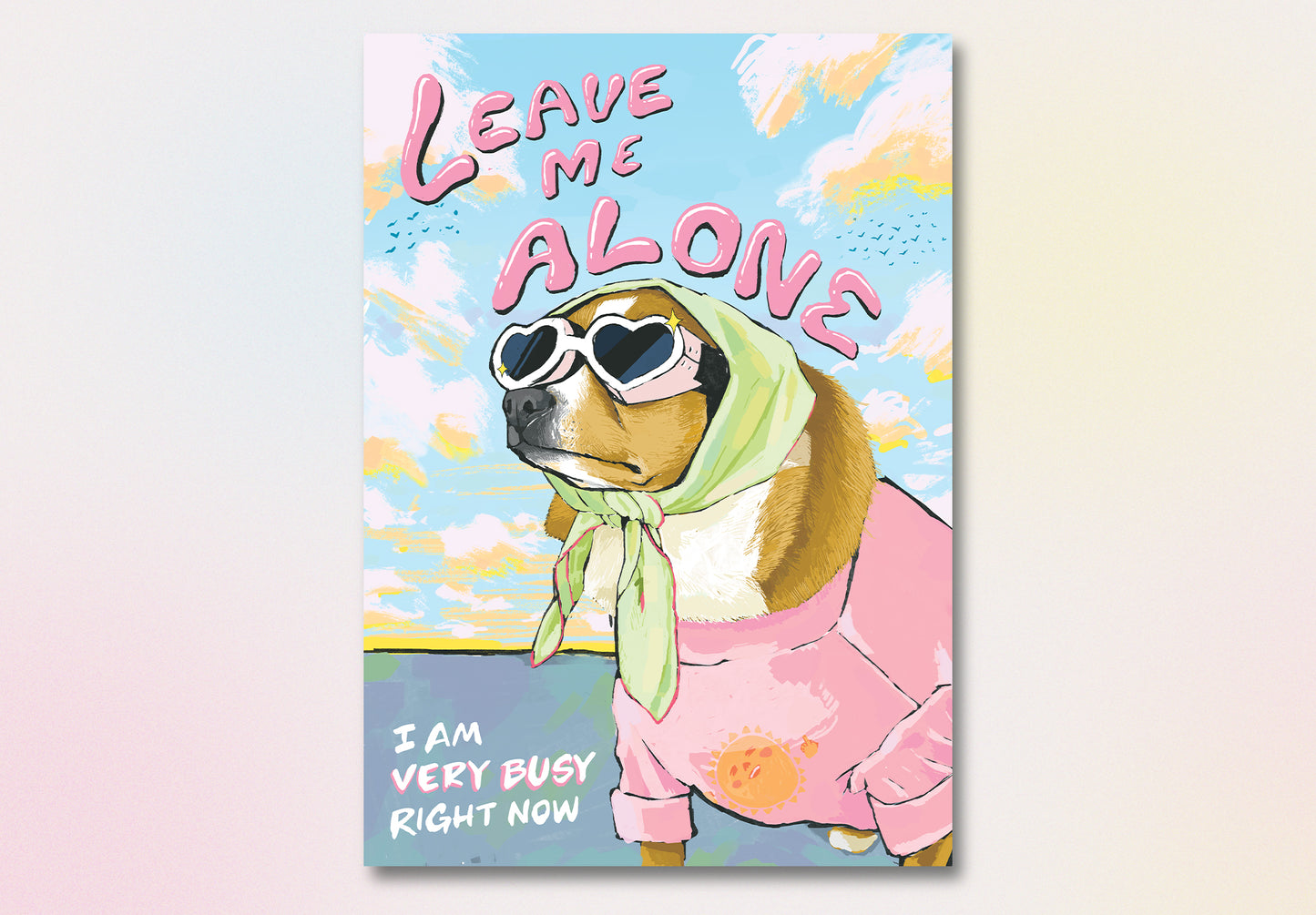 LEAVE ME ALONE PRINT