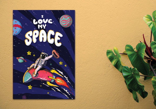 LOVE SPACE PRINT