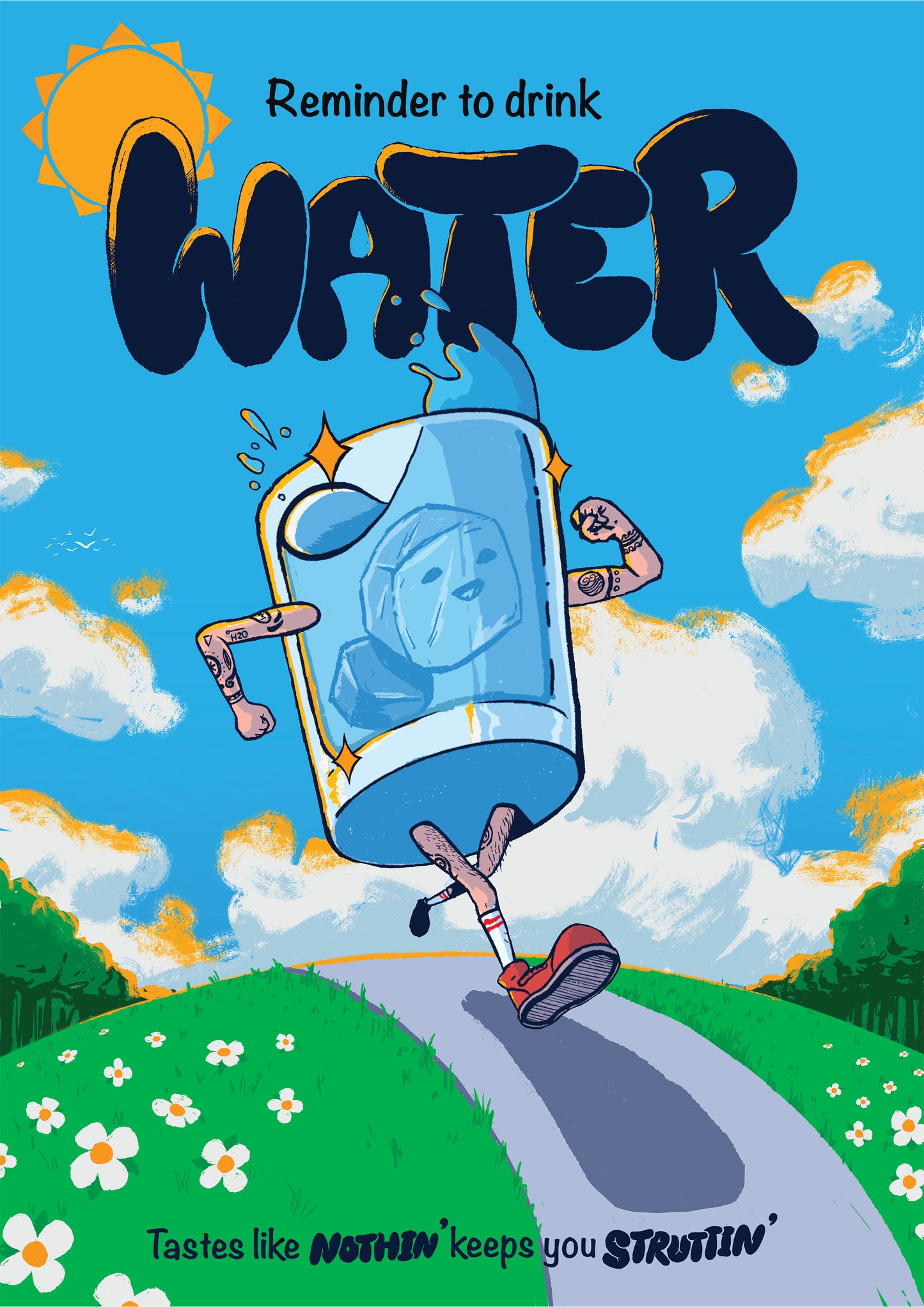 WATER REMINDER PRINT